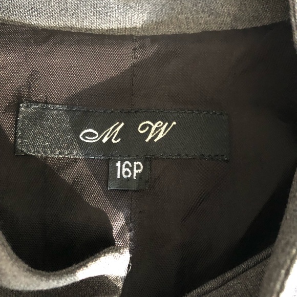 Gray Belted Blazer Jacket - Picture 8 of 8